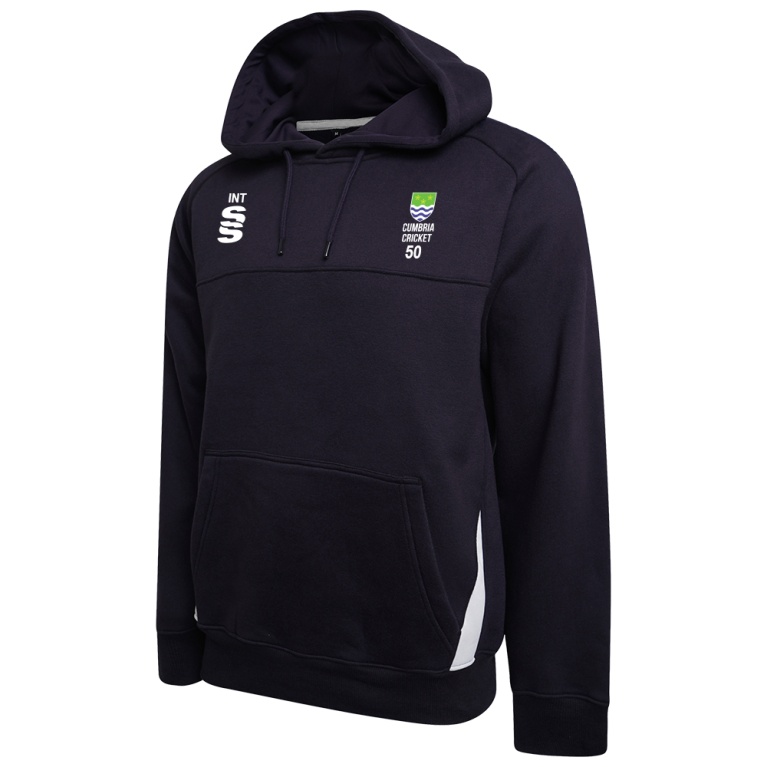 Cumbria 50's Fuse Hoody : Navy / White