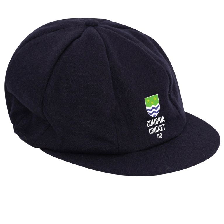 Cumbria 50's Baggy Cricket Cap - Navy
